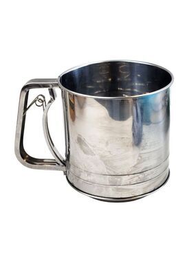 Stainless Steel Handheld Flour Sifter With Handle & Mesh Screen